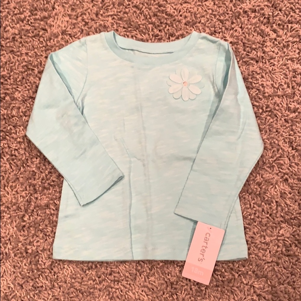 NEW Carter’s Long Sleeve Embellished Tee 18 Month